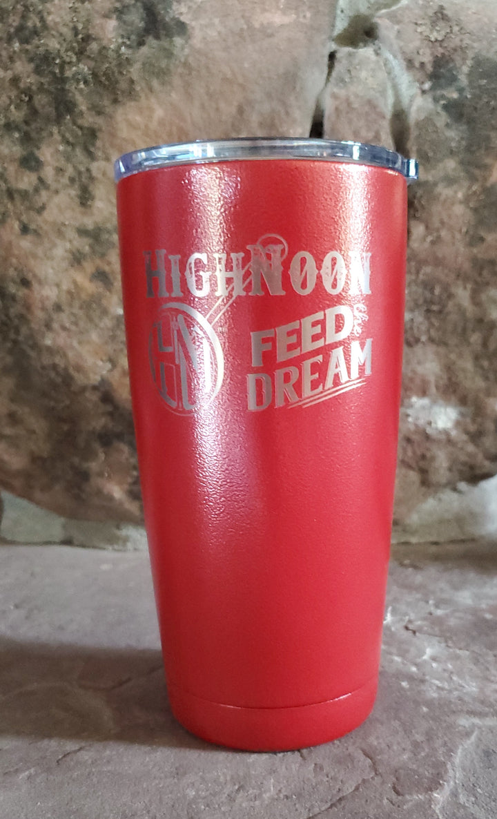 20 oz Red-Gold Stainless Steel Tumbler