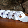 White Unstructured Cap with White Mesh
