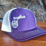HighNoon Brand Purple and White Mesh Cap