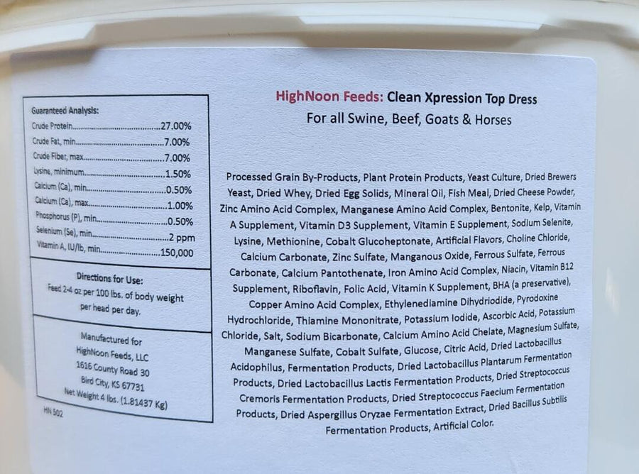 Clean Xpression HN502 Supplement