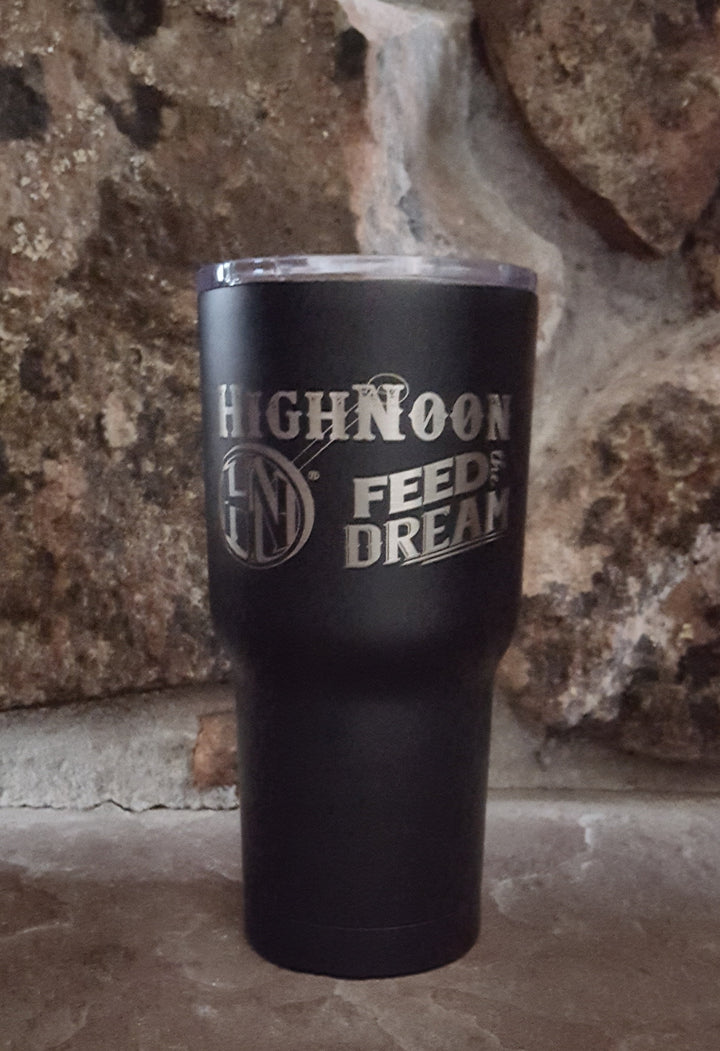 30 oz Black Stainless Steel Tumbler